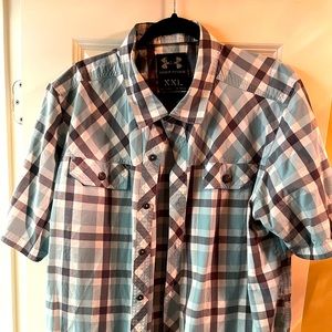 2XL Under Armour casual button down shirt